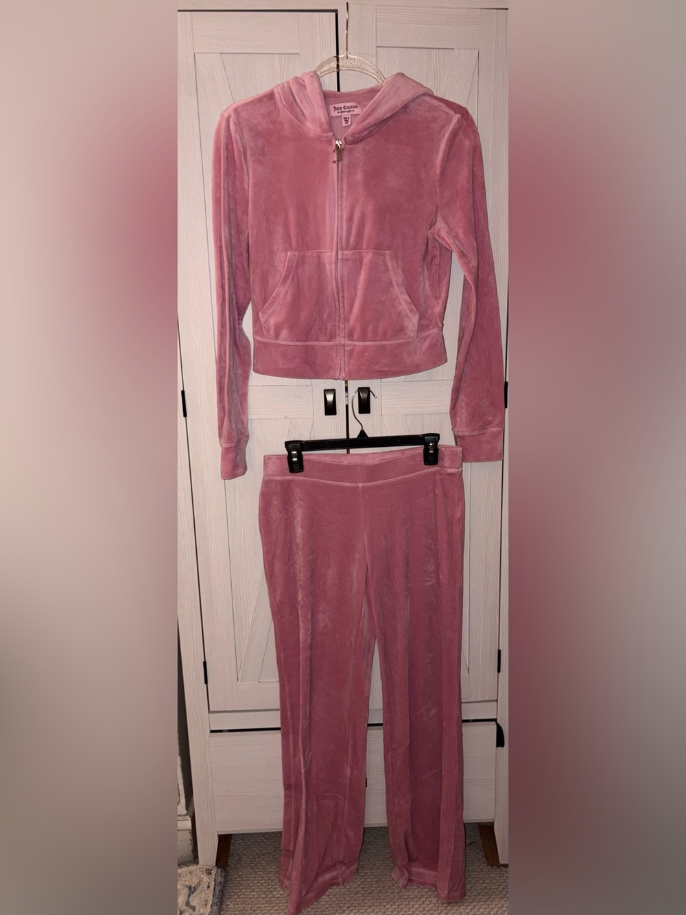 Juicy Couture Pink Velour Tracksuit